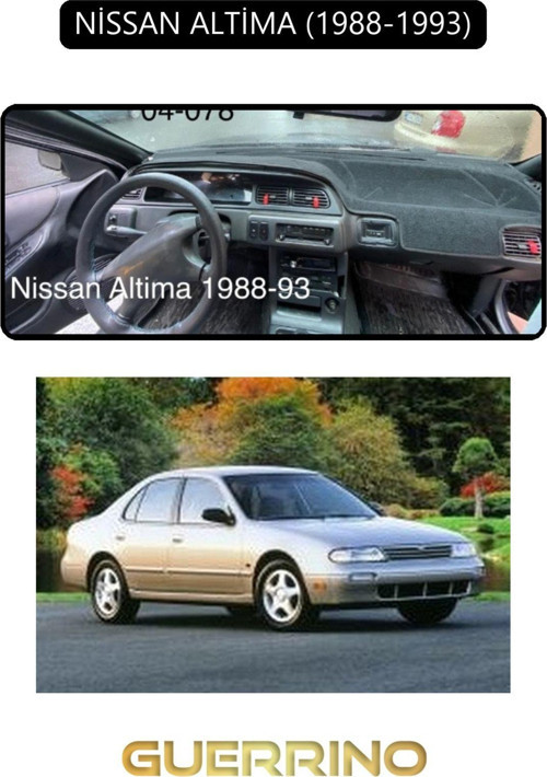 NİSSAN ALTİMA 1988-1993TORPİDO KORUMA HALISI SİYAH KENAR