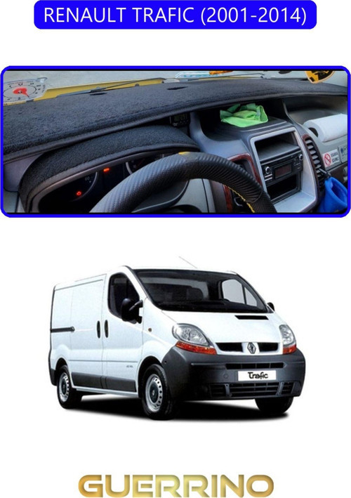 RENAULT TRAFIC (2001-2014)TORPİDO KORUMA KILIFI MAVİ KENAR