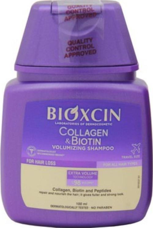 BIOXCİN COLLAGEN VE BİOTİN HACİM ŞAMPUANI 100 ML SEYAHAT BOY