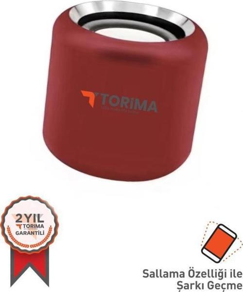 D12 Taşınabilir Kablosuz Bluetooth Hoparlör Kırmızı