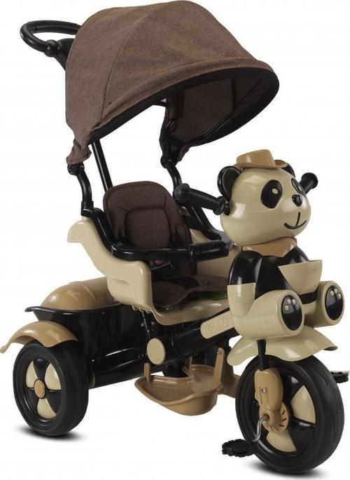 127 Little Panda Kahverengi 3 Tekerlekli Bisiklet
