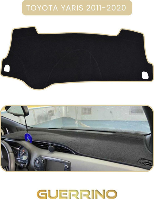 TOYOTA Yaris (2011-2020) TORPİDO KORUMA HALISI BEJ KENAR