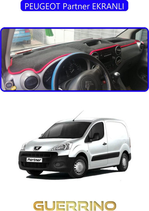 PEUGEOT Partner EKRANLITORPİDO KORUMA HALISI MAVİ KENAR