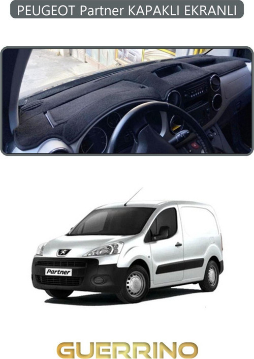 PEUGEOT Partner KAPAKLI EKRANLITORPİDO KORUMA HALISI GRİ KENAR