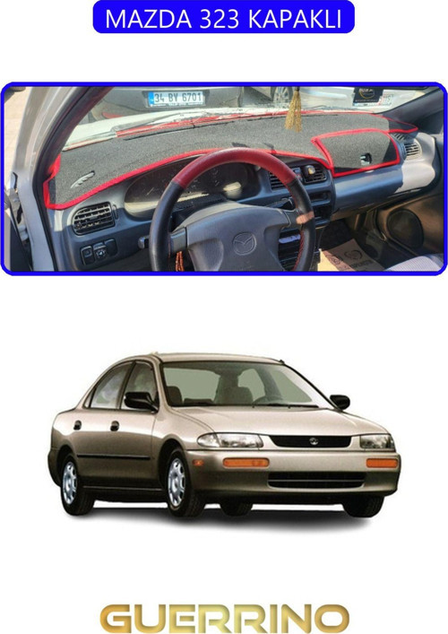 MAZDA 323 KAPAKLITORPİDO KORUMA HALISI MAVİ KENAR