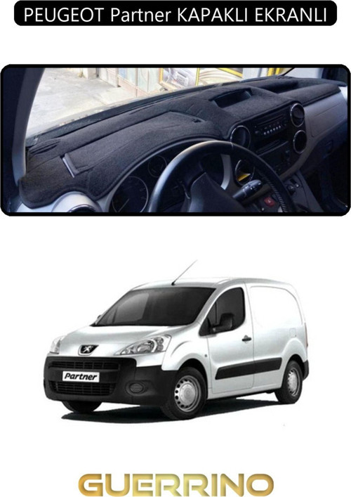 PEUGEOT Partner KAPAKLI EKRANLITORPİDO KORUMA HALISI SİYAH KENAR