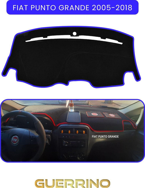 FIAT Punto grande 2005-2018 Modellerine UygunTORPİDO KORUMA HALISI MAVİ KENAR