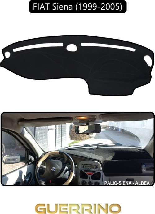 FIAT Siena 1999-2005 Modellerine Uygun eskiTORPİDO KORUMA HALISI SİYAH KENAR