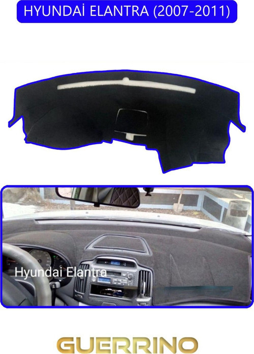 HYUNDAİ ELANTRA 2007-2011TORPİDO KORUMA KILIFI MAVİ KENAR