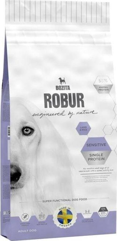 Robur Sensitive Single Protein Kuzu Etli Hassas Köpek Maması 12,5 Kg