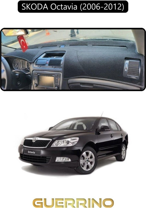 SKODA Octavia (2009-2012)TORPİDO KORUMA HALISI SİYAH KENAR