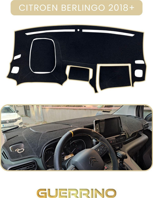 CITROEN BERLİNGO 2018+TORPİDO KORUMA HALISI BEJ KENAR