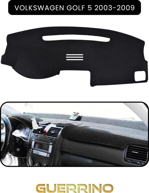 VOLKSWAGEN Golf 5 (2003-2009)TORPİDO KORUMA HALISI SİYAH KENAR