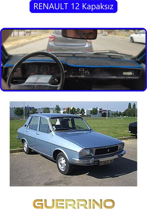 RENAULT 12 - Toros KAPAKSIZTORPİDO KORUMA HALISI MAVİ KENAR