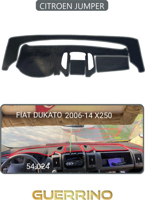 CITROEN JUMPERTORPİDO KORUMA HALISI GRİ KENAR