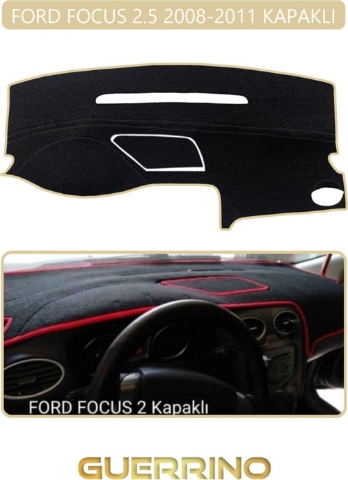 FORD Focus 2,5 (2008-2011) kapaklıTORPİDO KORUMA HALISI BEJ KENAR