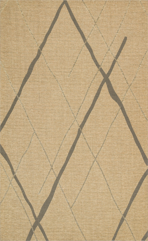 Bronx BRN 05 Natural Grey Hasır Görünümlü Kaymaz Tabanlı Dekoratif Kilim
