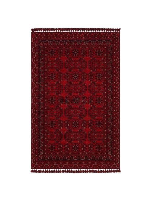 Afgan AFG 02 Red Antibakteriyel Kaymaz Tabanlı Dekoratif Kilim