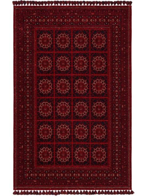 Afgan AFG 03 Red Antibakteriyel Kaymaz Tabanlı Dekoratif Kilim