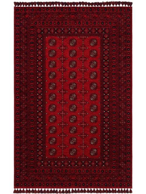 Afgan AFG 04 Red Antibakteriyel Kaymaz Tabanlı Dekoratif Kilim