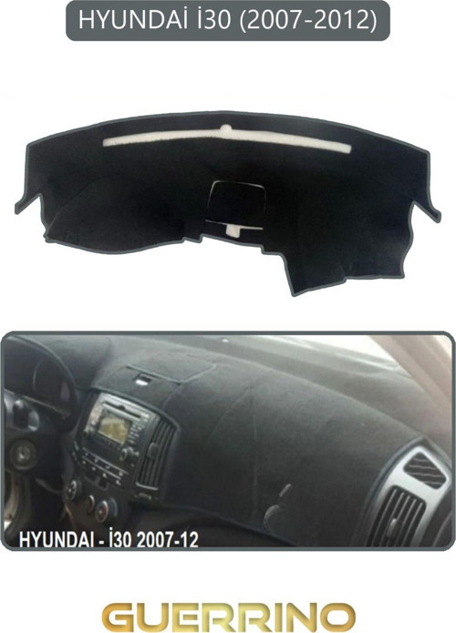 HYUNDAİ İ30 2007-2012TORPİDO KORUMA HALISI GRİ KENAR