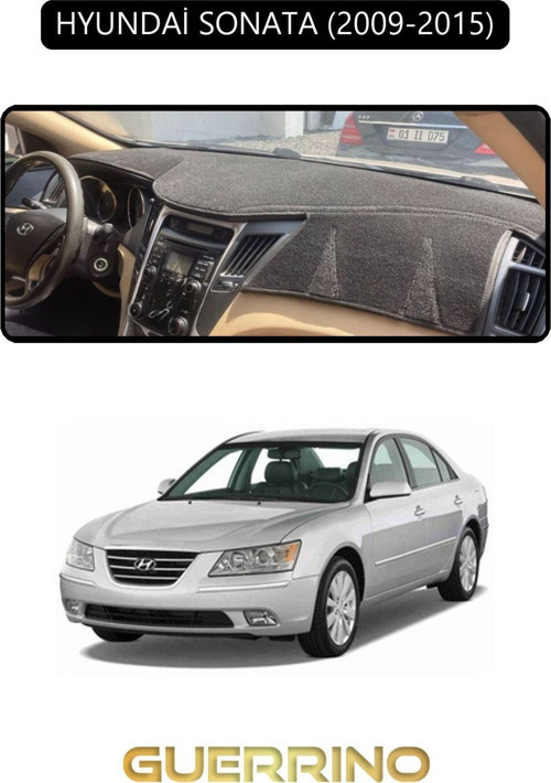 HYUNDAİ SONATA 2009-2015TORPİDO KORUMA HALISI SİYAH KENAR