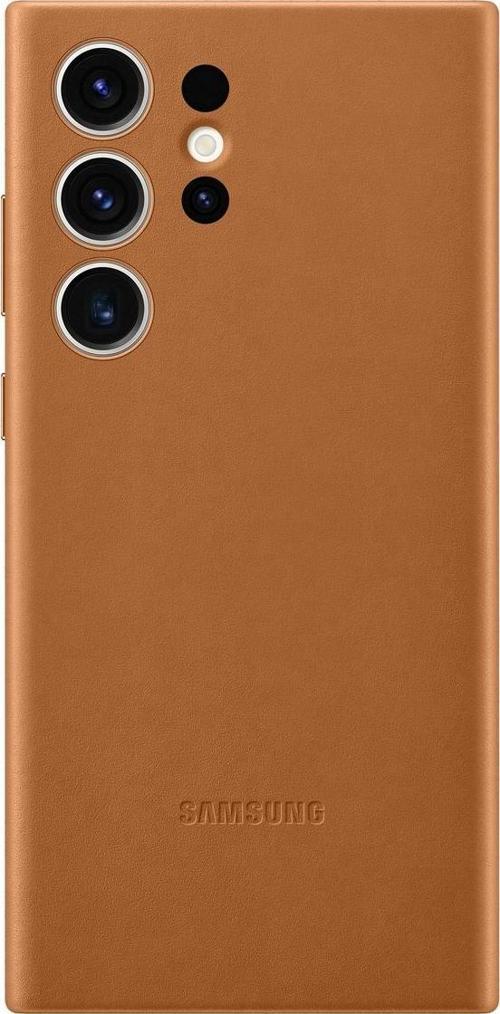 Galaxy S23 Ultra Deri Kılıf - Kahverengi