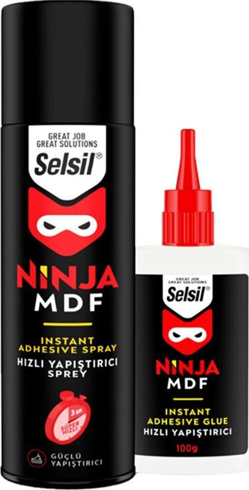 Nınja 400Ml+100Gr Hızlı Yapıştırıcı Sprey (4767) - Dry3178-3558