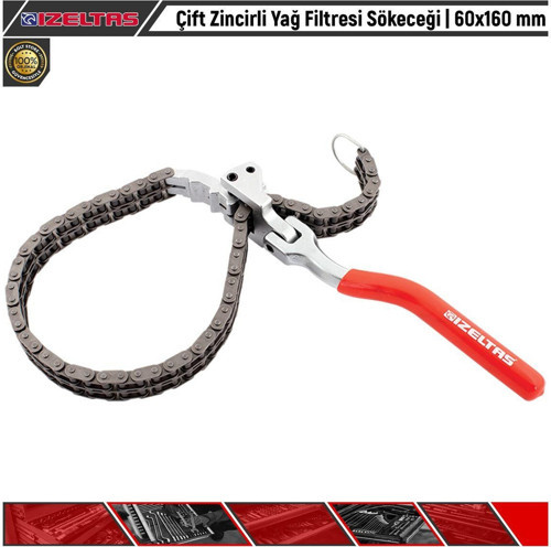 Çift Zincirli Yağ Filtresi Sökeceği | 60X160 Mm