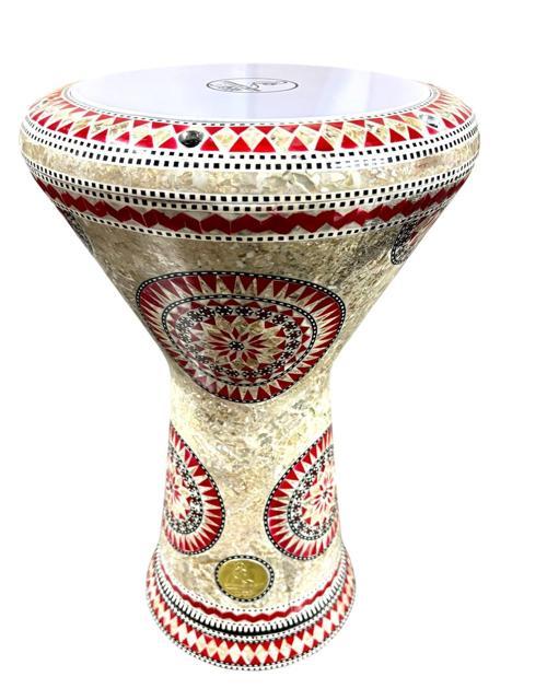 GAWHARET EL-FAN SEDEF İŞLEMELİ DÖKÜM DARBUKA JZ17