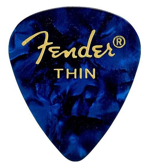 PENA FENDER PREMİUM CELLULOİD 351 SHAPE THİN BLUE MOTO