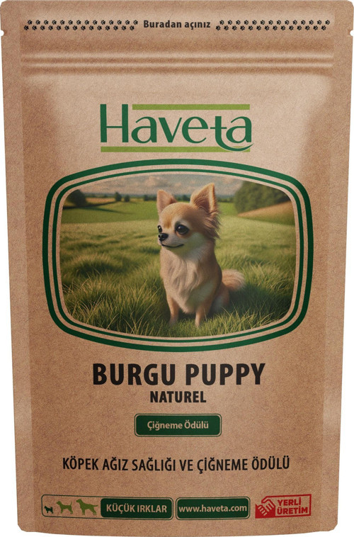 Burgu Çubuk Puppy Naturel 100 Adet