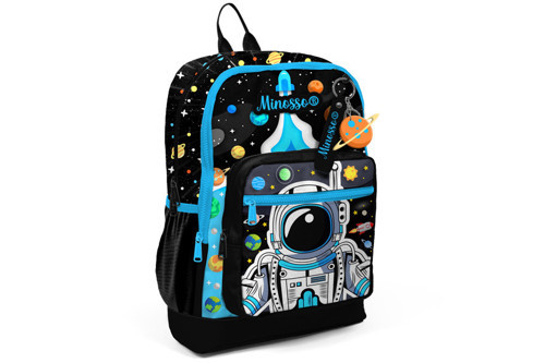 Astronot Desenli Erkek Çocuk İlkokul Sırt Çantası 1005