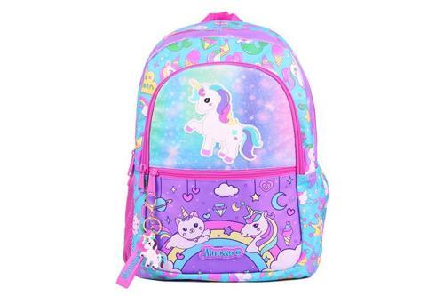 Unicorn Desenli Kız Çocuk İlkokul Sırt Çantası 1007