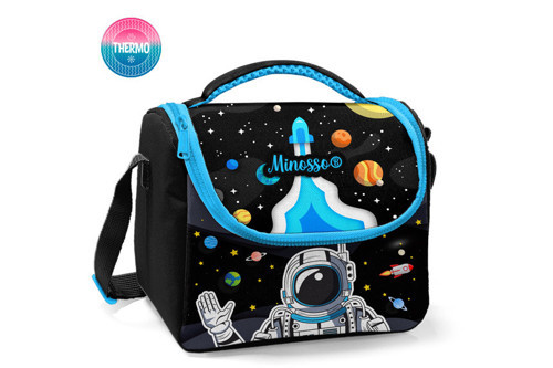 Astronot Desenli Erkek Çocuk Thermo Beslenme Çantası 3005