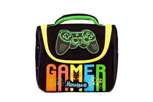 Gamer Desenli Erkek Çocuk Thermo Beslenme Çantası 3009