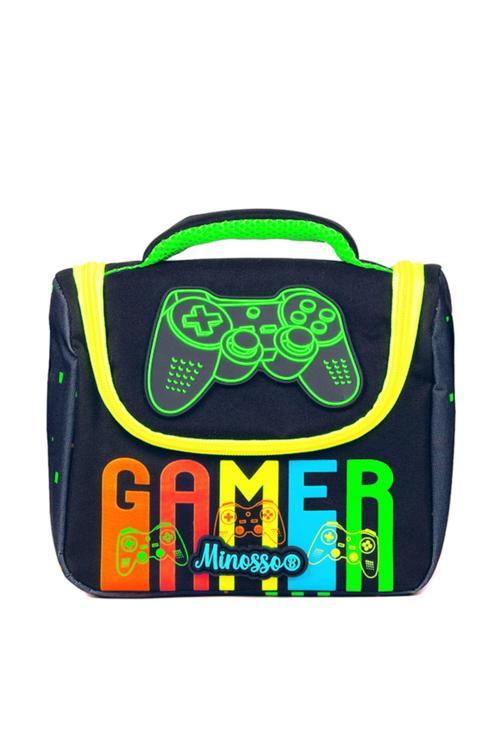 Gamer Desenli Erkek Çocuk Thermo Beslenme Çantası 3009