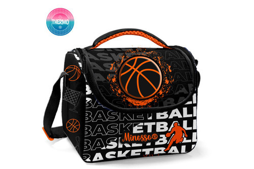 Basketbol Desenli Erkek Çocuk Thermo Beslenme Çantası 3010