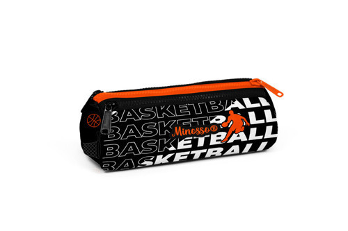 Basketbol Desenli Erkek Çocuk Üç Bölmeli Kalem Çantası 3010