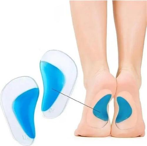 1 Çift Ark Destekli Silikon Jel Tabanlık 8.5x4 cm Düz Taban Boşluk Doldurucu Ayak Tabanlığı