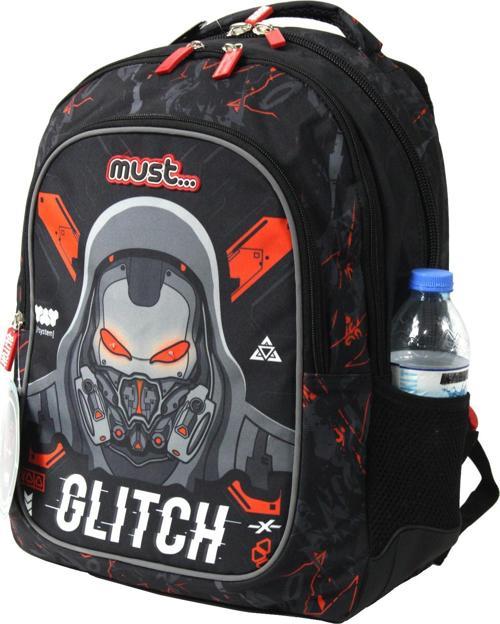 584970 Glitch İlkokul Sırt Çantası-Siyah