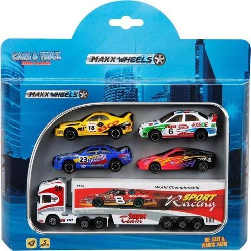 Maxx Wheels Street Machine 5’li Araç Seti - Racing