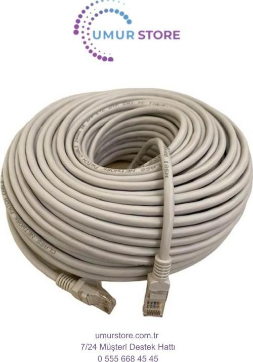 40 Metre Cat6 Internet Kablosu Kalın Bakır Cat6 40M