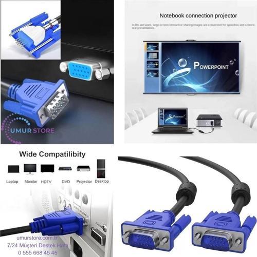Es-Vga 30 15 Pin Filtreli 30 Metre VGA Kablosu