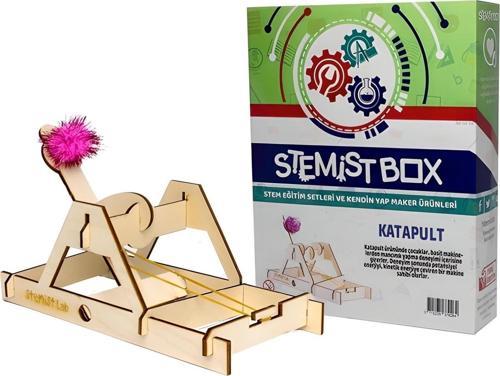 Stemist Box Katapult Ahşap Kodlama Stem Eğitim Seti