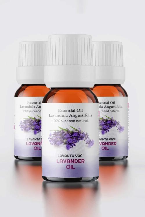 Lavanta Yağı, Doğal Uçucu Yağ, Lavander Oil, 3'lü Set 3x10 ml
