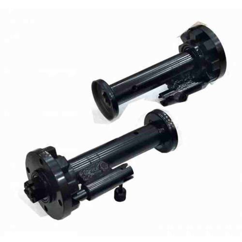C07 27x200mm Altıgen Siyah Çapa Makinesi Sağ Sol Cırcırlı Teker Aks Mili