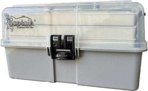 3 Raflı Gri Balıkçı Kutusu