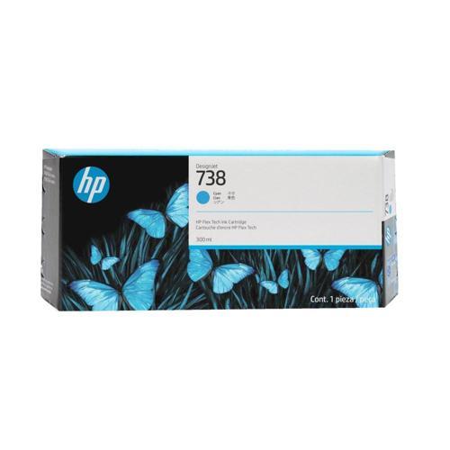 738 Cyan Mavi 300Ml Plotter Kartuşu 676M6A