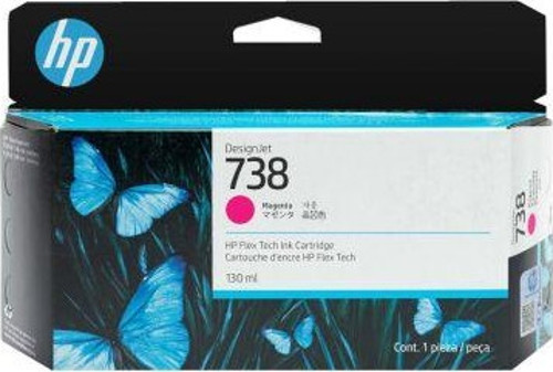738 Magenta Kırmızı 300Ml Plotter Kartuşu 676M7A